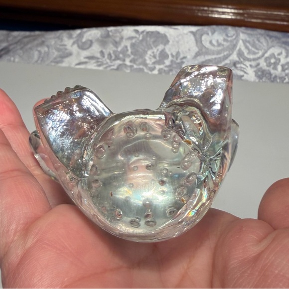 Daum France Crystal Glass Teddy Bear Paperweight Figurine - Picture 4 of 7